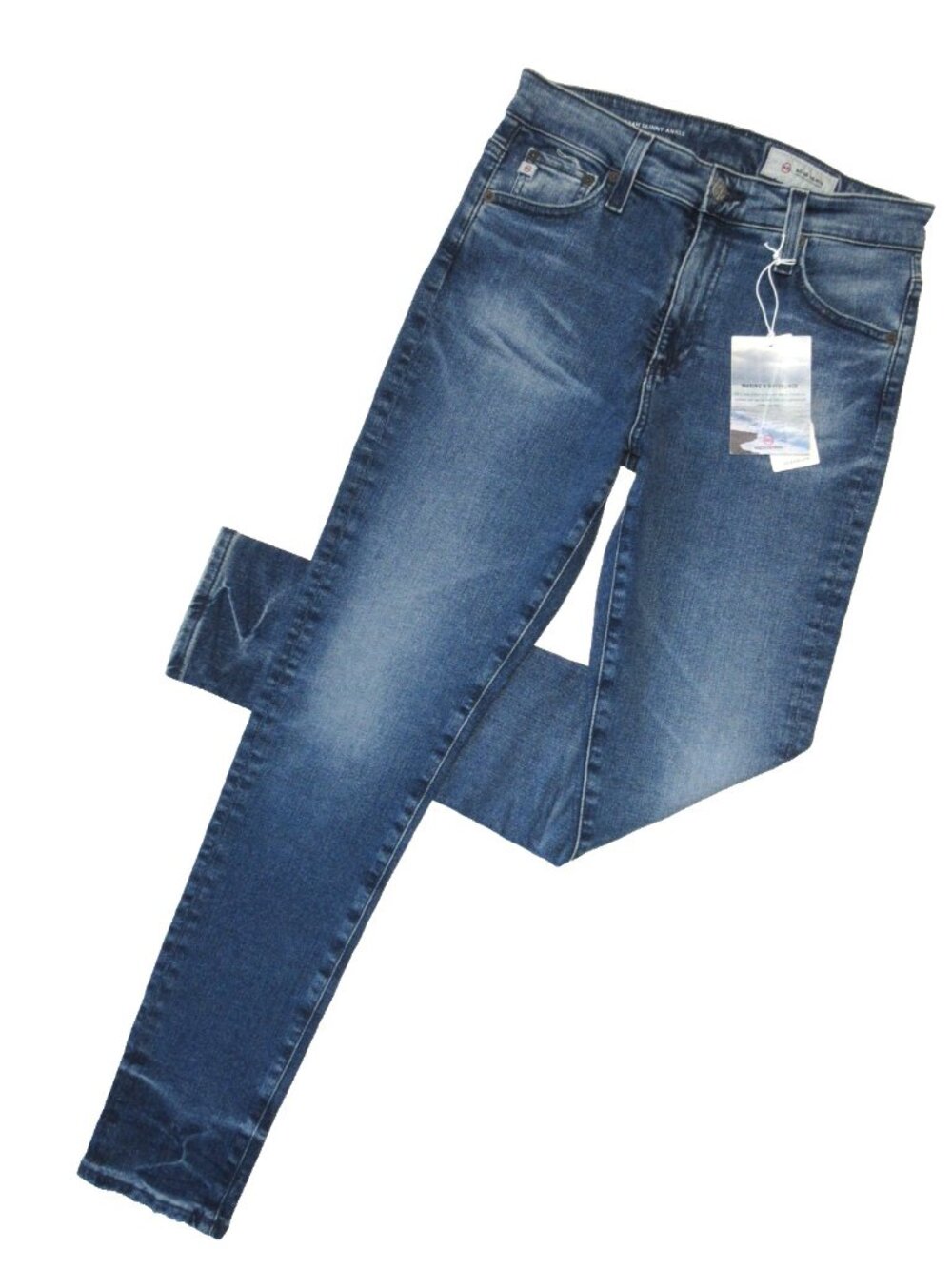 NWT Adriano Goldschmied AG Farrah Skinny Ankle in 10 Years Broadway Jeans 27